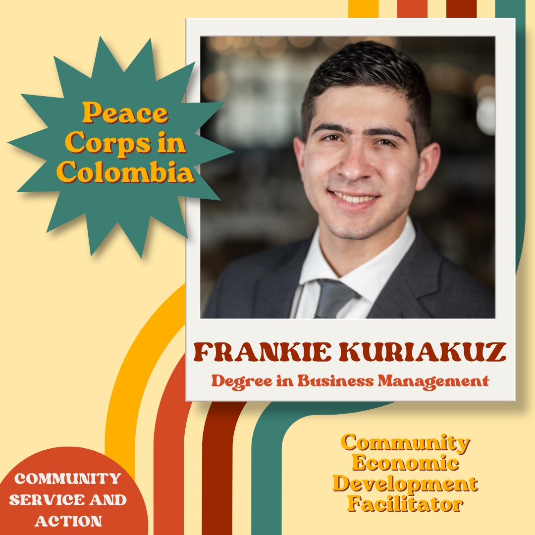 Frankie Kuriakuz commits to the Peace Corps
